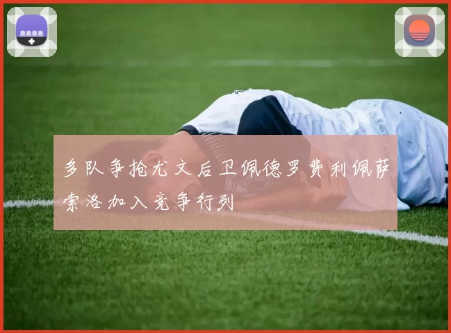 多队争抢尤文后卫佩德罗费利佩萨索洛加入竞争行列